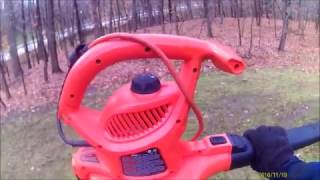 Black and Decker 12amp 250mph Leaf BlowerVacumnMulcher [upl. by Sousa]