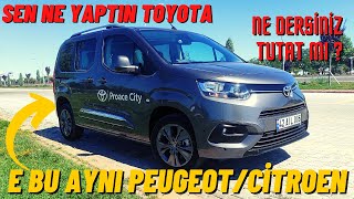 Toyota Proace City İnceleme  Passion XPack  Dışı Toyota İçi Citroen [upl. by Martres]