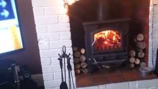 Clarke Regal Woodburner Demo Video [upl. by Giwdul]