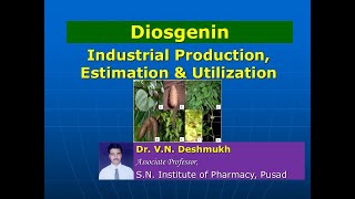 Diosgenin Industrial Production Estimation and Utilization [upl. by Favien]