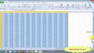 Excel  calendrier annuel avec formule matricielle [upl. by Seftton]