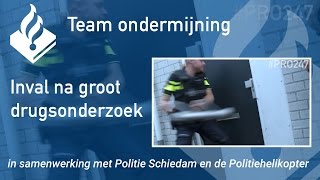 Politie PRO247  Inval na groot drugsonderzoek [upl. by Renmus]