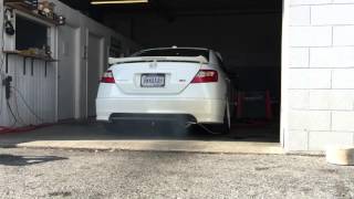 Supercharged Civic Si Dyno [upl. by Dallas]