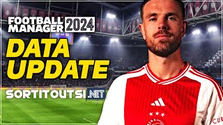 PLAY the January Transfer Update on FM24 TODAY  Football Manager Data Update Installation Tutorial [upl. by Wrdna139]