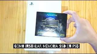 Como instalar una memoria SSD en la PS5 Rápido y facil [upl. by Bradstreet636]