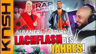 KOMPLETTER ABSTURZ🤣🤣  REACTION auf Albaner VS Türke  RAPBATTLE [upl. by Pickering]