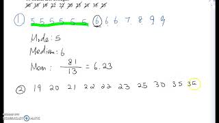 Lesson 41 Measures of Central Tendency  Mode Median and Mean [upl. by Oberon]