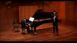 Debussy Rapsodia para clarinete y piano [upl. by Brenna]