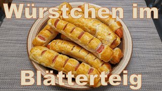 Würstchen in Blätterteig deutsch [upl. by Losyram786]