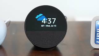 Quick Comparison of new Echo Spot to the Pop Dot and Show 5 [upl. by Cirdnek179]