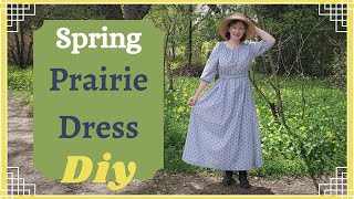 Spring Prairie Dress DIY [upl. by Labanna]