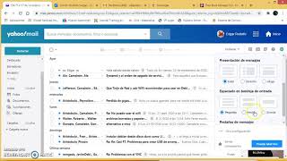 Gestionar tus mensajes en tu cuenta YAHOO usando carpetas [upl. by Annaik]