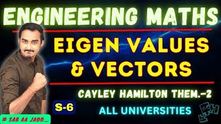 EIGEN VALUES amp EIGEN VECTORS  MATRICES  ENGINEERING MATHS  SAURABH DAHIVADKAR  FADU ENGINEER [upl. by Ennaer]