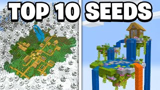 Top 10 BEST Seeds For 118 Minecraft Bedrock Edition  Java [upl. by Latricia139]