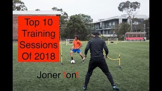 TOP 10 TRAINING SESSIONS  DRILLS OF 2018  Joner 1on1 [upl. by Nierman541]