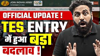 Indian Army Official Update🔥 TES Entry Jan 2024 Changes ¦ TES मे हुआ बदलाव Learn With Sumit [upl. by Ahsiekam]