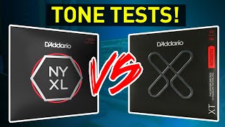 Daddario NYXL vs XT  Tone Comparison and Analysis [upl. by Abbi]