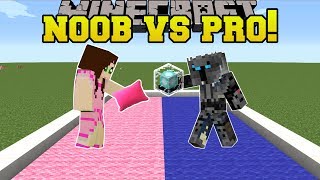 Minecraft NOOB VS PRO  PILLOW FIGHT  MiniGame [upl. by Aietal]