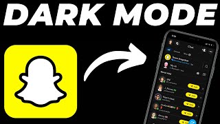 How to Set Dark Theme in Snapchat 2024 [upl. by Sadick49]