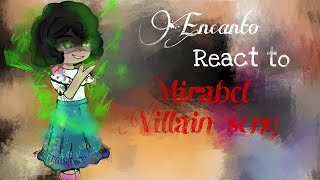 Encanto react to We dont talk About Bruno Mirabel Villain song  Gacha Club Reaction Video [upl. by Enimzaj]