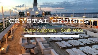 Crystal Cruises A Tour of Crystal Symphony Newly Renovated Ship [upl. by Olumor]