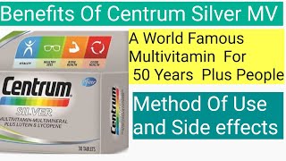 Centrum Silver Multivitamin For 50 Plus People Full Review  DrKashifLight [upl. by Budwig496]