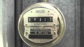 Landis amp Gyr MS  Watthour meter [upl. by Essirehc]