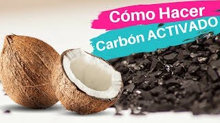 Cómo Hacer Carbón Activado Con Cáscara De Coco [upl. by Ahsekim]