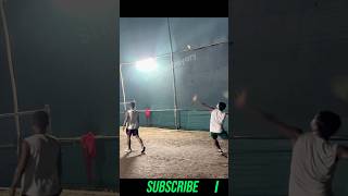 Badminton Double matchOutdoor badminton shortsfeed match racket cricket ShuttlerGayary [upl. by Rikahs]