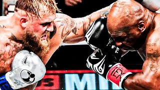 Jake Paul vs Mike Tyson Epic Boxing Highlightsmiketysonvsjakepaul [upl. by Joktan]