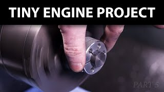 Making a Tiny Engine 5 Piston [upl. by Ynolem]