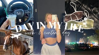 DAY IN MY LIFE  workout tlf haul small town fair [upl. by Kellina]