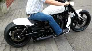 Harley Davidson Night Rod Special Airride VRSCDX White Attack [upl. by Stu322]