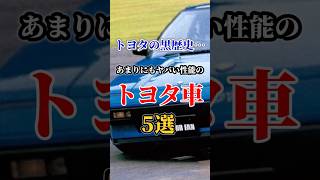 【規格外】トヨタの黒歴史…あまりにもヤバい性能のトヨタ車5選 車好きドライブ 高級車 車外車トヨタ [upl. by Kelwin]