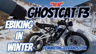 GhostCat F3 ebike winter commute errands and fun [upl. by Floss]