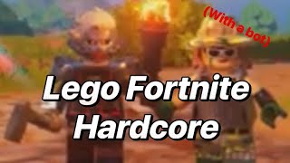 Lego Fortnite hardcore Ep1 with PolarPlayzzStudios he’s a bot [upl. by Meeker517]