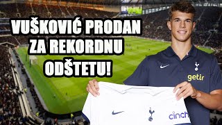 LUKA VUŠKOVIĆ prodan u Tottenham  HAJDUKU 11 milijuna eura [upl. by Panthea]