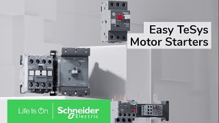 Easy TeSys Motor Starters  Scalability Simplicity Reliability Costeffective Schneider Electric [upl. by Ahsilad]