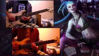 League of Legends  Get Jinxed guitar cover  tab [upl. by Zelten892]