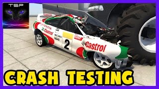 BeamNG drive  Toyota Celica GT4 CRASH TESTING 2 02Sep2016 [upl. by Riki]