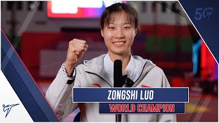 Luo Zongshi  Taekwondo Highlights 2024 Paris olympic gold medalist in W 57 kg category [upl. by Lucilia527]