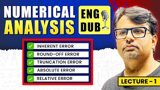 Error Analysis  Definition and its Type  Numerical Analysis in English by GP Sir [upl. by Tongue]