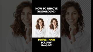 How To Remove Perfect Hair Girl Photo In Photoshop  Like amp subscribe for more photoshop youtube [upl. by Atiek]