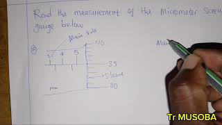 reading on the micrometer screw gauge [upl. by Uhej]