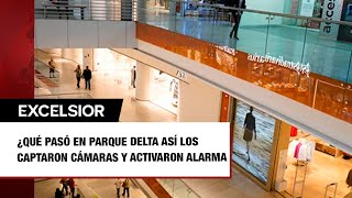 ¿Qué pasó en Parque Delta Así los captaron cámaras y activaron alarma [upl. by Dnesnwot359]