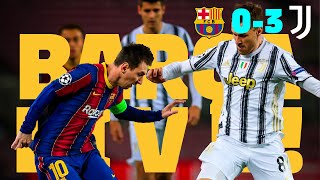 ⚽ BARÇA LIVE  BARÇA 03 JUVENTUS  Match Center [upl. by Lil823]