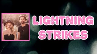 The Shires  Lightning Strikes Lyrics [upl. by Euqinmod]