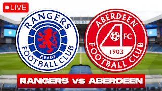 RANGERS v ABERDEEN Live Stream  Football Watchalong [upl. by Alicia]