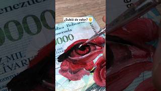 Mejorando un billete de Venezuela 🤑 shorts drawing [upl. by Ayanal460]