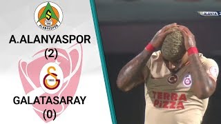 Alanyaspor 2  0 Galatasaray MAÇ ÖZETİ Ziraat Türkiye Kupası Çeyrek Final İlk Maçı [upl. by Salhcin877]